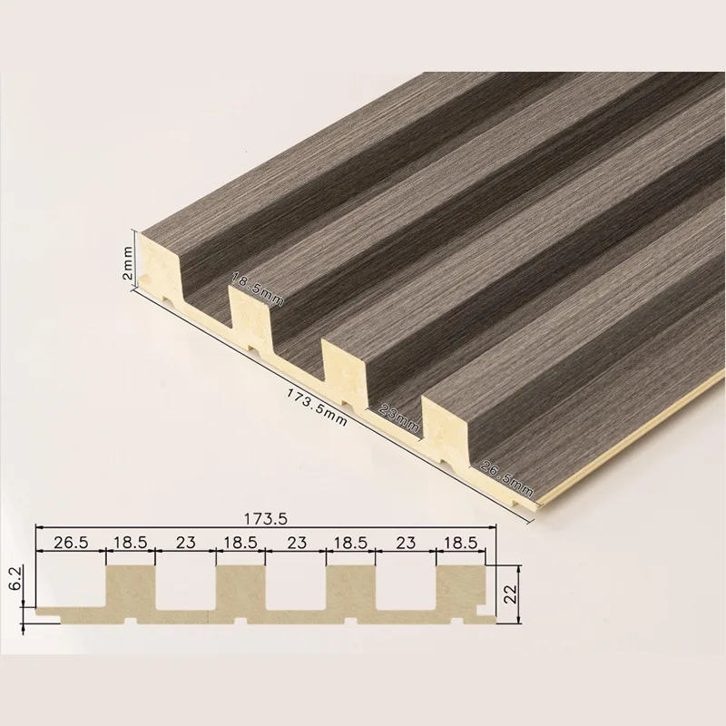166 Цельная рифленая панель с 4 сетками