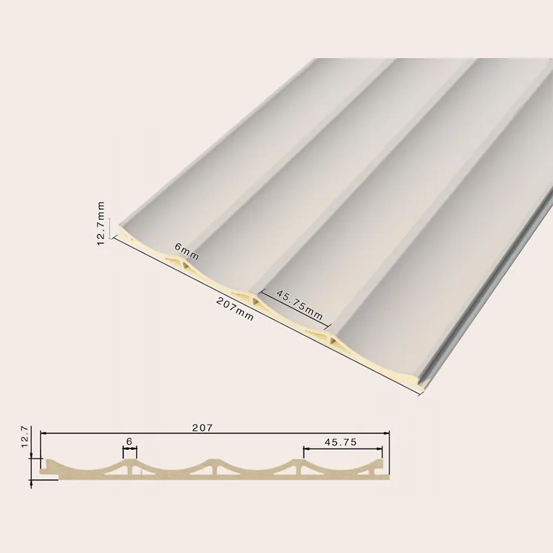 207 Полая утопленная рифленая панель с 4 сетками