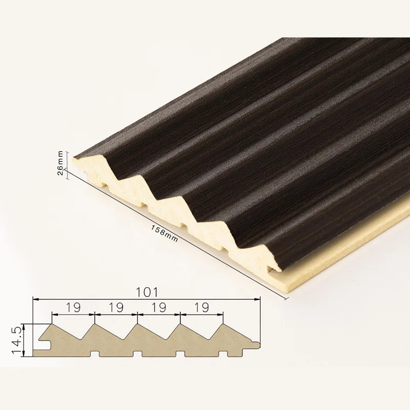 95 Цельная рифленая панель специальной формы с 5 сетками