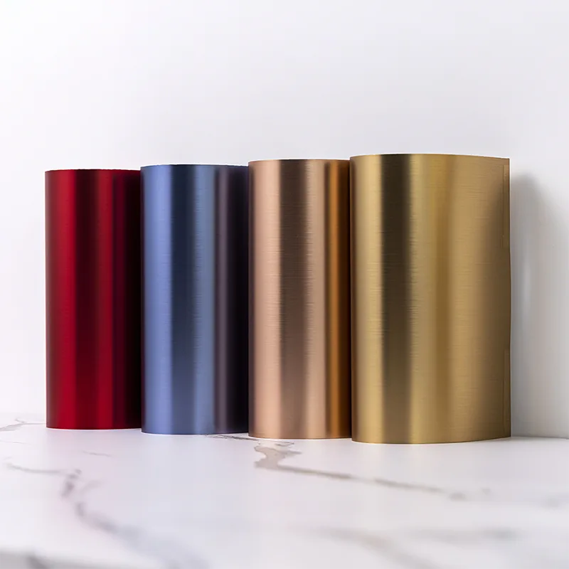 Стеновая панель из твердого бамбукового волокна с металлической текстурой ПЭТ